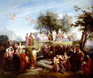 The Apotheosis Of Homer by Giuseppe Mancinelli