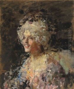 Donna In Costume Del Settecento