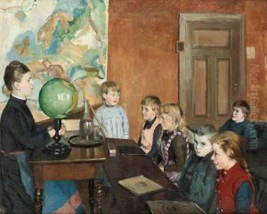 Classroom Interior by Endis Ingeborg Bergstrom