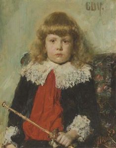 Portrait Of Guy Fairfax Cary, Sr. As A Young Boy Portrait Of Guy Fairfax Cary, Sr. As A Young Boy