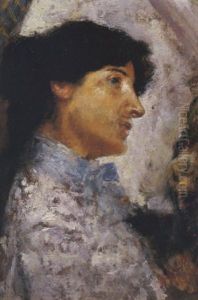 Fanciulla Pensierosa by Antonio Mancini