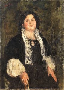 Ritratto Di Signora by Antonio Mancini