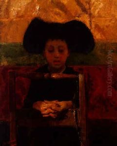 Prevetariello In Preghiera by Antonio Mancini