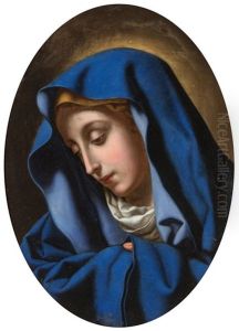Madonna Genannt Del Dito, Nach Carlo Dolci by Bartolommeo Mancini