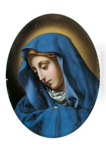 Madonna (after Carlo Dolci) by Bartolommeo Mancini