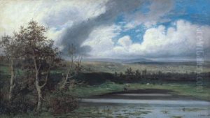 Paesaggio Fluviale Con Armenti