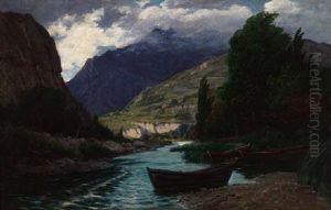 Flustal In Den Italienischen Alpen