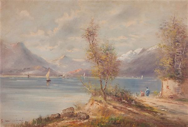 Landscape With Lake, Mou - view 1
