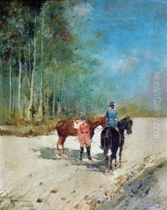 Incontro Ad Hyde Park by Francesco Mancini
