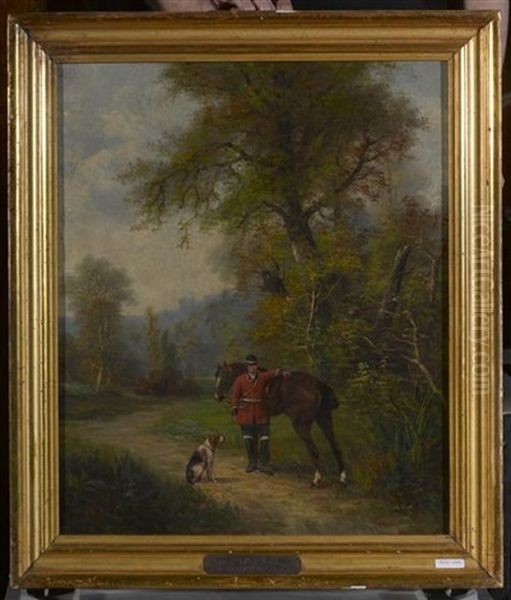 Piquer. Reiter Mit Pferd Und Hund - view 1