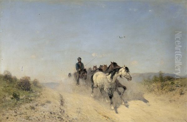 Pferdetreiber In Der Campagna - view 1
