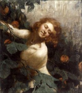 Giovane Donna Tra I Fiori Giovane Donna Tra I Fiori