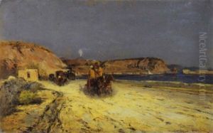 Strada Di Pozzuoli, 1894 by Francesco Mancini