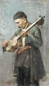 The Georgian Musician by Beridze