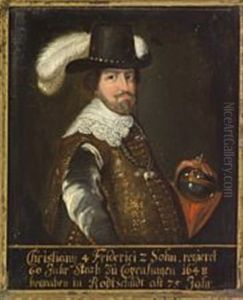 Portrait Of Christian Iv by Karel van Mander III