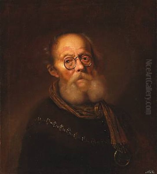 An Old Man Wearing Spectacles. An Allegorical Representation Of The Sight (collab. W/ Workshop) - view 1