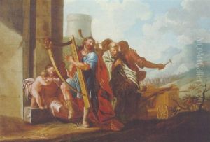 David Dancing Before The Ark by Karel van Mander III