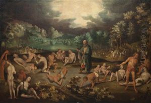Die Vision Des Ezechiel by Karel Van Mander