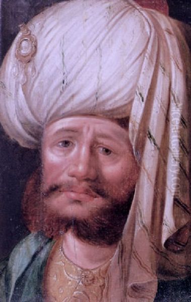A Bearded Man Wearing A Turban - view 1
