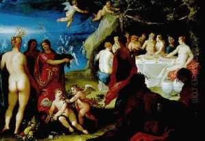Le Festin Des Dieux by Karel Van Mander