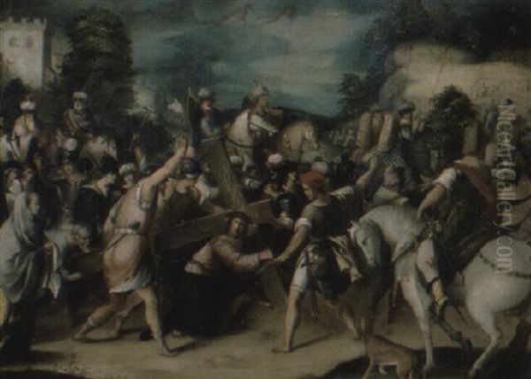 Christ On The Road To Calvary - view 1