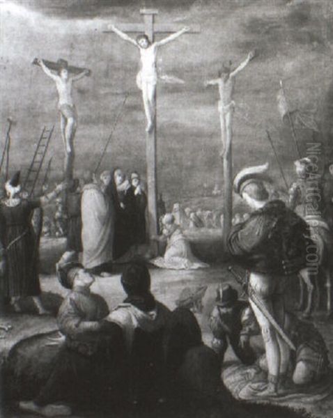 The Crucifixion With The Soldier Casting Lots - view 1