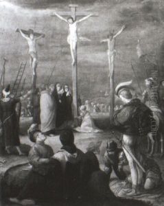 The Crucifixion With The Soldier Casting Lots by Karel Van Mander