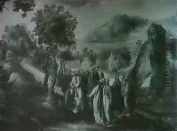Christ Healing The Blind Man - view 1