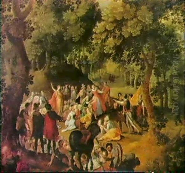 St. John Preaching To The Multitude - view 1