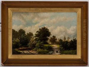 Figures On Country Paths by William Henry Mander