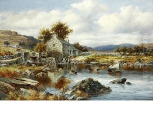 Old Mill Near Towy, North Wales