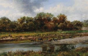 Near Rhyl, North Wales by William Henry Mander