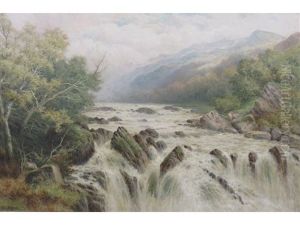 Looking Up The Llugwy, Swallow Falls, Bettwys-y-coed