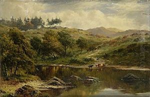 Kor I Boljande Landskap by William Henry Mander