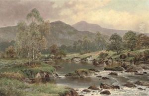 On The River Llugwy, North Wales by William Henry Mander