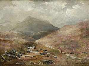A Highland Valley by William Henry Mander
