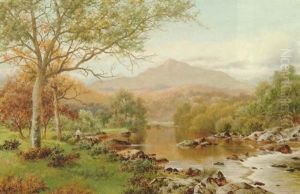 On The River Llugwy, North Wales by William Henry Mander