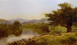 A Peaceful Stretch Of The River by William Henry Mander