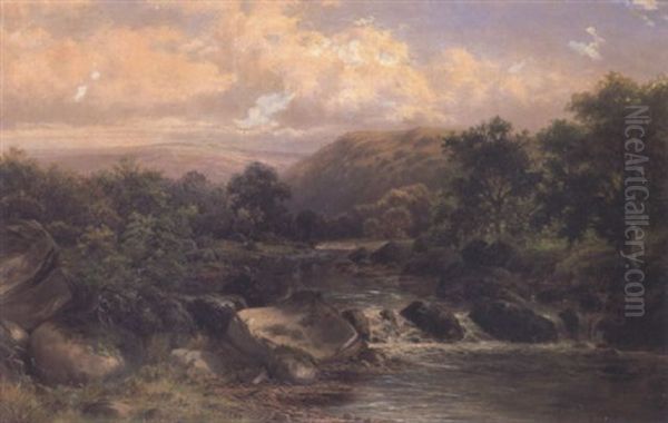 On The Llugwy - North Wales - view 1