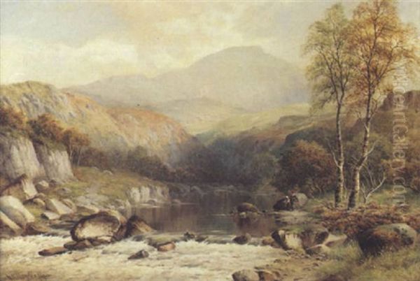 Fishing Beside A Brook - view 1