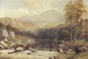 Fishing Beside A Brook