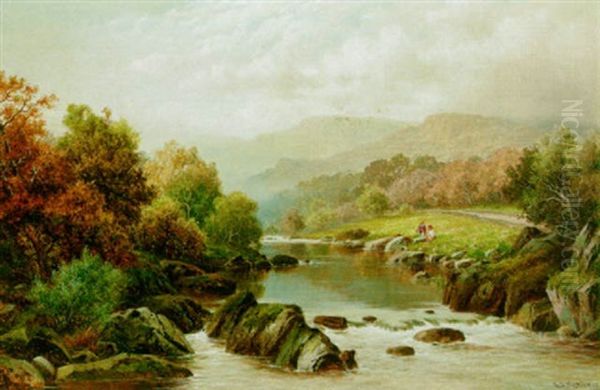 Looking Up The Lledr Valley From The Beaver Bridge, Betws-y-coed - view 1