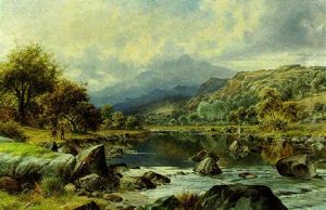 Vale Of The Llugwy, N. Wales by William Henry Mander