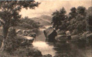 Bridge On The Wrion, N. Wales Bridge On The Wrion, N. Wales