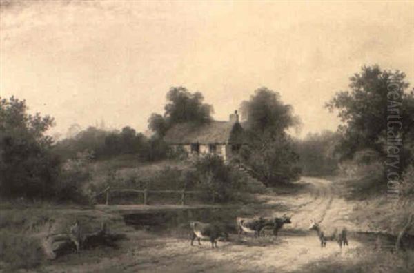 A Warwickshire Lane - view 1