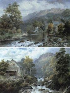 Approaching Autumn On The Arran, Dolgelly by William Henry Mander