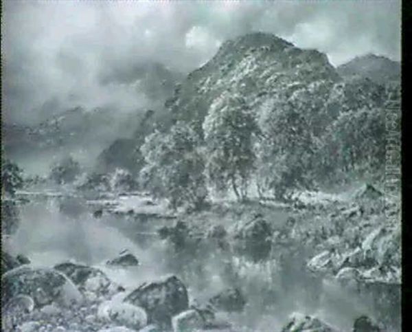 A Wooded River Landscape - view 1