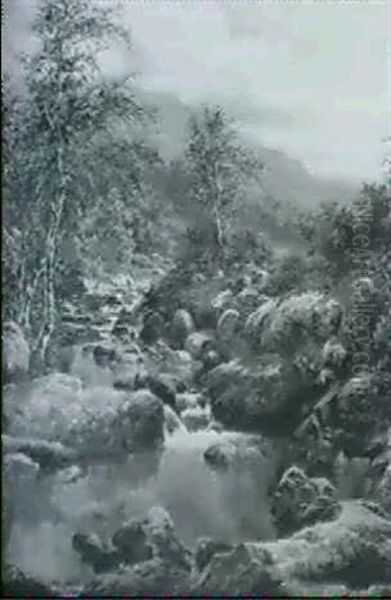 On The River, Nr Llianvairvechan, North Wales - view 1