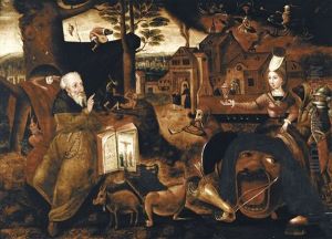 De Bekoring Van St. Antonius by Jan Mandijn
