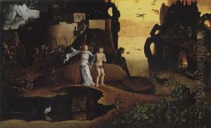 The Guardian Angel Showing A Lost Soul Through The Underworld by Jan Mandijn